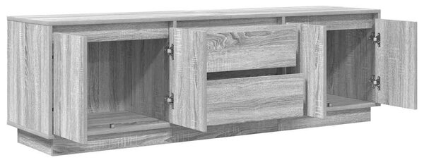TV skříňka s LED světly šedá Sonoma 160,5x41x50 cm 3328431