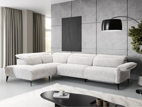 Rohová sedací souprava s elektrickou funkcí relax AVANTI LUX Levý roh