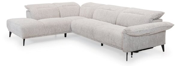 Rohová sedací souprava s elektrickou funkcí relax AVANTI LUX Levý roh