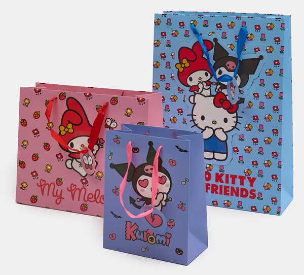 Sinsay - Sada 3 dárkových tašek Hello Kitty and Friends - vícebarevná