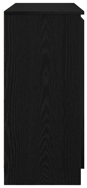 Příborník se zásuvkami Černý dub 100,5x35x76cm kompozitní dřevo 3328445