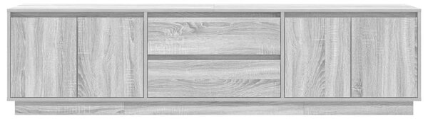 TV skříňka s LED světly šedá Sonoma 193,5x41x50 cm 3328440
