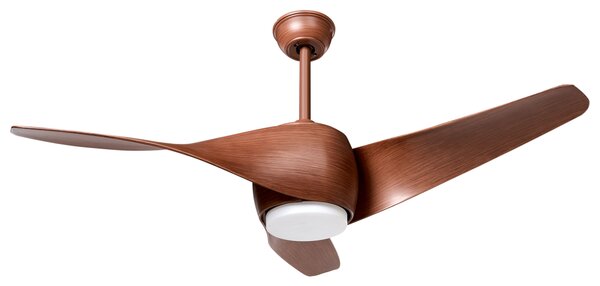 Stropní ventilátor se světlem PARIA s dálkovým ovládáním Hnědá