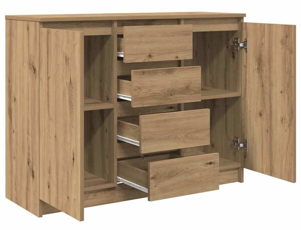 Příborník se zásuvkami Artisan Dub kompozitní dřevo 3328452