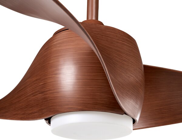 Stropní ventilátor se světlem PARIA s dálkovým ovládáním Hnědá