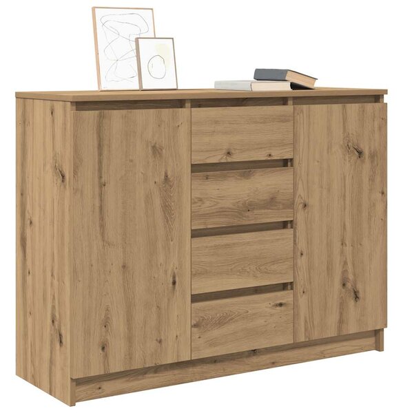 Příborník se zásuvkami Artisan Dub kompozitní dřevo 3328452