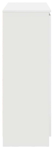 Příborník se zásuvkami bílý 100,5x35x98,5 cm kompozitní dřevo 3328453