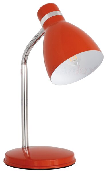 KANLUX Kancelářská stolní lampa ZARA, 1xE14, 40W, oranžová 7563