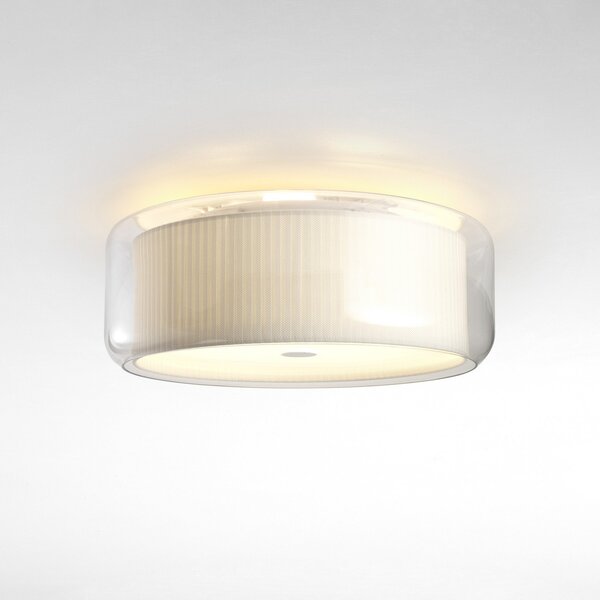 Stropní Lampa MARSET, Mercer C, stmívatelné, Béžová, Obývací pokoj, Sklo, Design