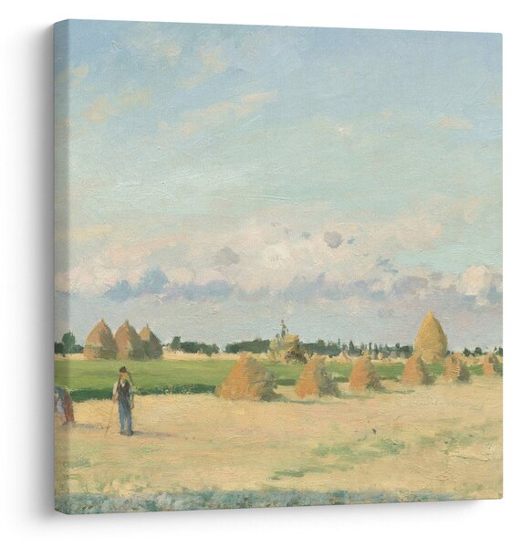 Obraz - Camille Pissarro, Landscape, Ile de France, reprodukce (30x30 cm)
