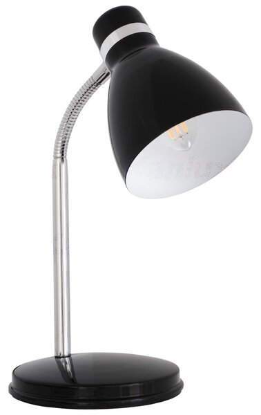 KANLUX Kancelářská stolní lampa ZARA, 1xE14, 40W, černá 7561