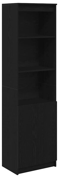 Vysoká deska Černý dub 50x35x180 cm Dřevěná konstrukce 3328463