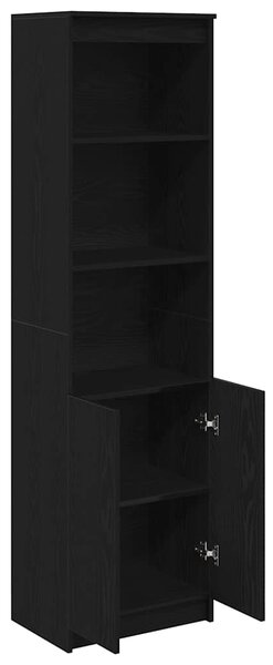 Vysoká deska Černý dub 50x35x180 cm Dřevěná konstrukce 3328463
