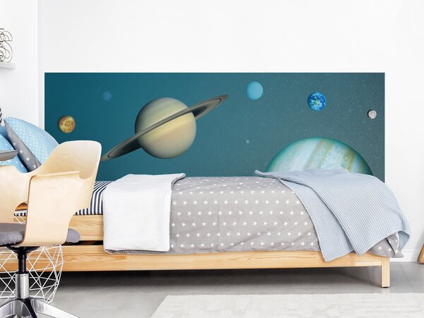 FUGU Ochrana zdi za postel - Vesmír a planety Varianta ochrany zdi: Delší strana postele 200x65 cm