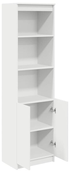 Vysoká deska bílá 50x35x180 cm Dřevěná konstrukce 3328462