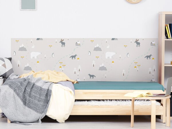 FUGU Ochrana zdi za postel - Za polárním kruhem Varianta ochrany zdi: Delší strana postele 200x65 cm