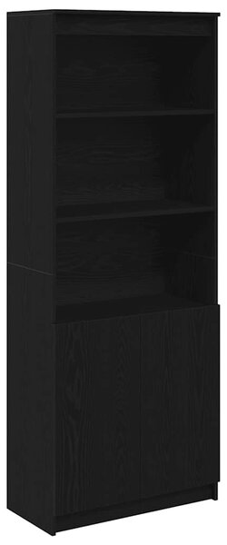 Vysoká deska Černý dub 70x35x180 cm kompozitní dřevo 3328472