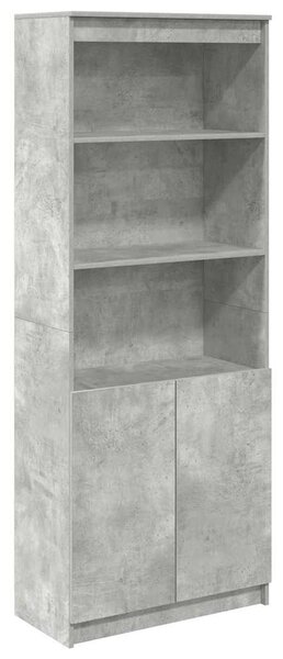 Skříň highboard betonově šedá 70 x 35 x 180 cm kompozitní dřevo 3328474