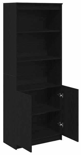 Vysoká deska Černý dub 70x35x180 cm kompozitní dřevo 3328472
