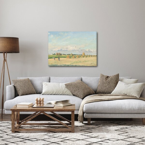 Obraz - Camille Pissarro, Landscape, Ile de France, reprodukce (70x50 cm)
