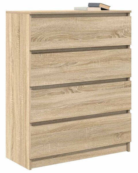 Příborník dub sonoma 80x35x99 cm kompozitní dřevo 3328482