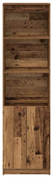 Vysoká deska Staré dřevo 50x35x180 cm Dřevěná konstrukce 3328469