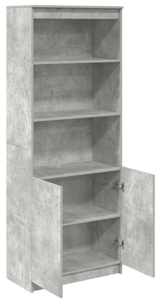 Skříň highboard betonově šedá 70 x 35 x 180 cm kompozitní dřevo 3328474