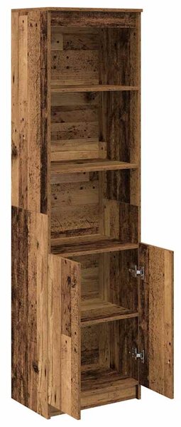 Vysoká deska Staré dřevo 50x35x180 cm Dřevěná konstrukce 3328469