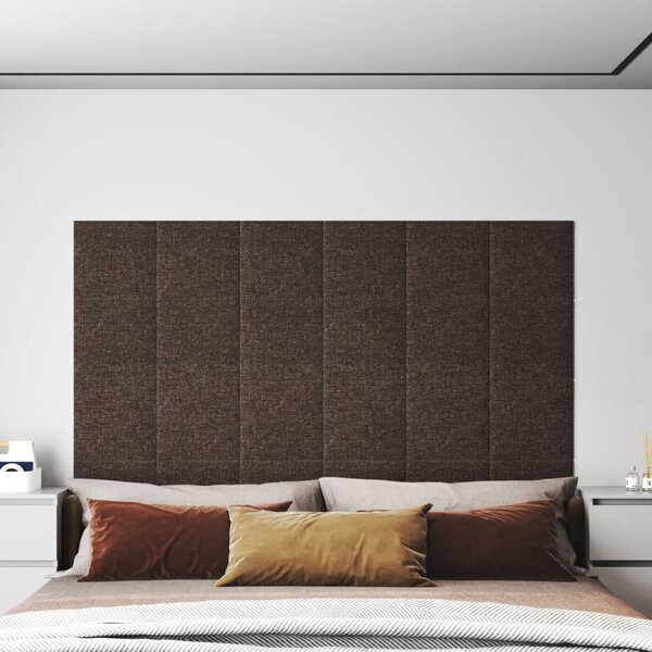 Nástěnné panely 12 ks taupe 30 x 30 cm textil 1,08 m²