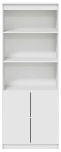 Skříň highboard bílá 70 x 35 x 180 cm kompozitní dřevo 3328471