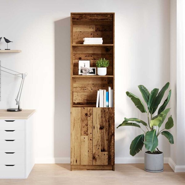 Vysoká deska Staré dřevo 50x35x180 cm Dřevěná konstrukce 3328469