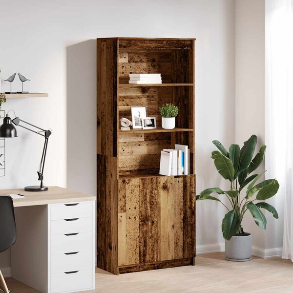 Skříň highboard Staré dřevo 70x35x180 cm kompozitní dřevo 3328478