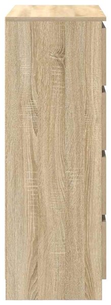 Příborník dub sonoma 80x35x99 cm kompozitní dřevo 3328482