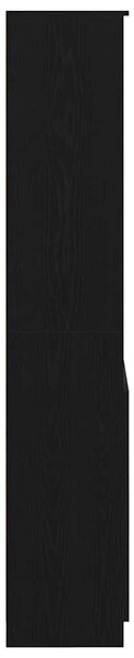 Vysoká deska Černý dub 70x35x180 cm kompozitní dřevo 3328472
