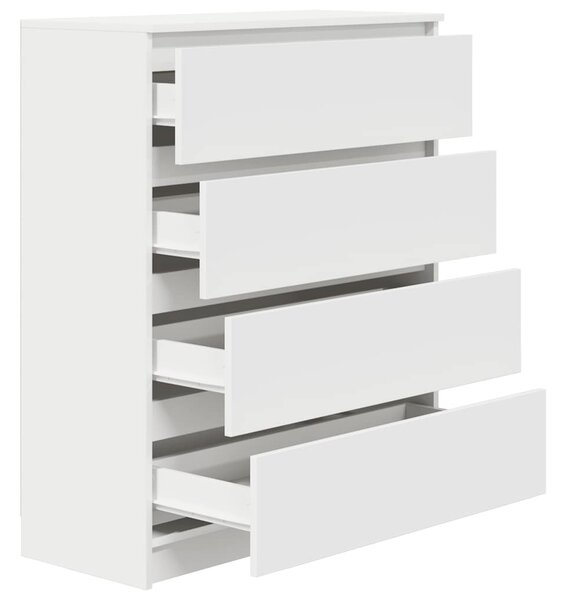 Příborník bílý 80x35x99 cm kompozitní dřevo 3328480