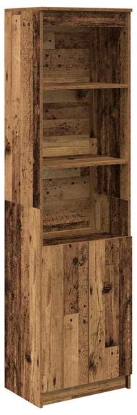 Vysoká deska Staré dřevo 50x35x180 cm Dřevěná konstrukce 3328469