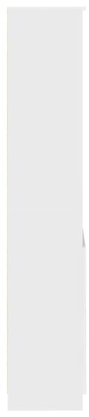 Skříň highboard bílá 70 x 35 x 180 cm kompozitní dřevo 3328471