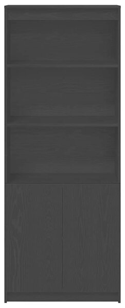 Vysoká deska Černý dub 70x35x180 cm kompozitní dřevo 3328472