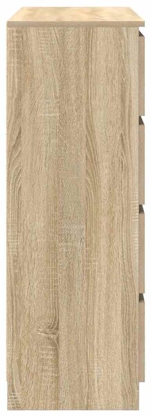 Příborník dub sonoma 100x35x99 cm kompozitní dřevo 3328491