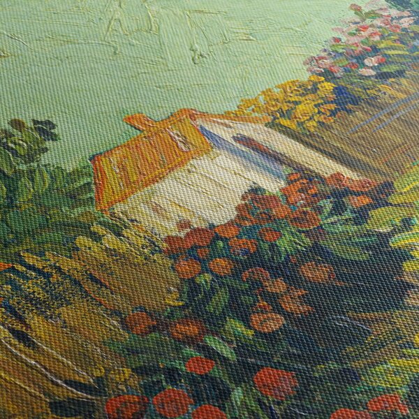 Obraz - Imitator of Vincent van Gogh, Landscape, reprodukce (30x30 cm)