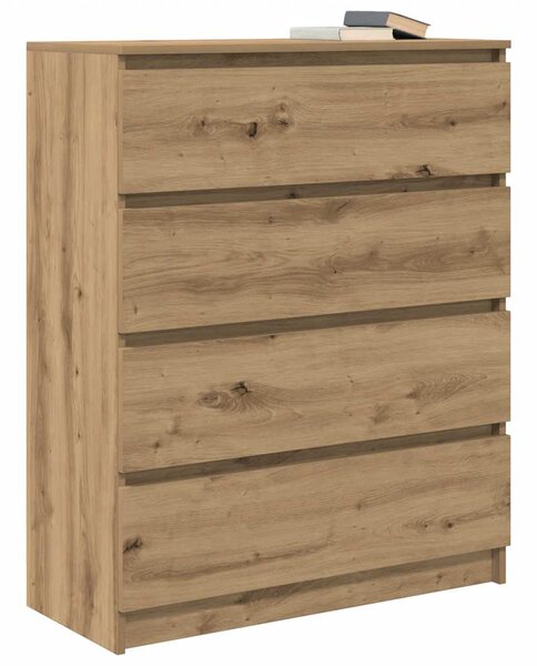 Příborník dub artisan 80x35x99 cm kompozitní dřevo 3328488