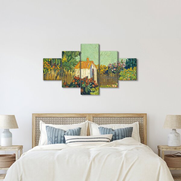 Obraz - Imitator of Vincent van Gogh, Landscape, reprodukce (125x70 cm)