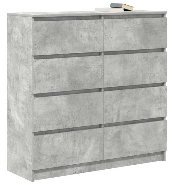 Příborník betonově šedý 100x35x99 cm kompozitní dřevo 3328492