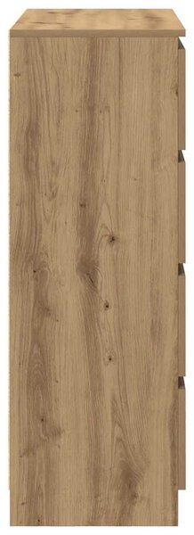 Příborník dub artisan 80x35x99 cm kompozitní dřevo 3328488