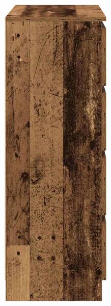 Příborník starého dřeva 80x35x99 cm kompozitní dřevo 3328487