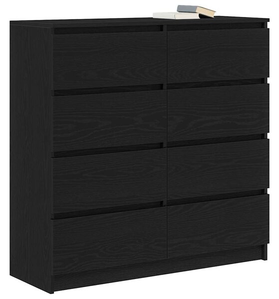 Příborník Černý dub 100x35x99 cm Dřevěná konstrukce 3328490