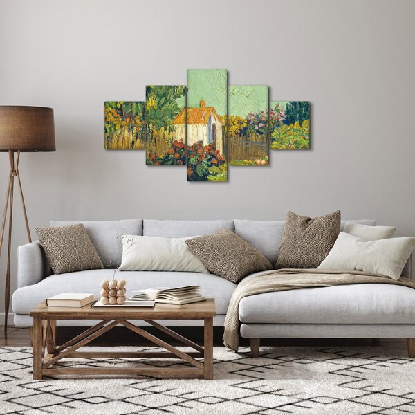 Obraz - Imitator of Vincent van Gogh, Landscape, reprodukce (125x70 cm)