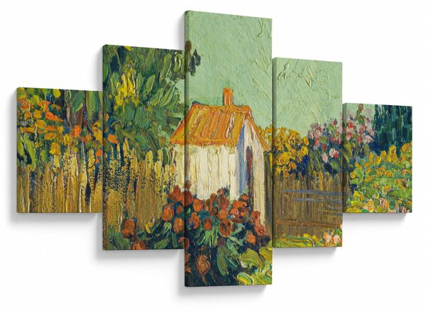 Obraz - Imitator of Vincent van Gogh, Landscape, reprodukce (125x70 cm)