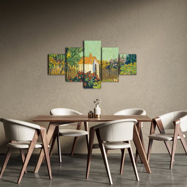Obraz - Imitator of Vincent van Gogh, Landscape, reprodukce (125x70 cm)