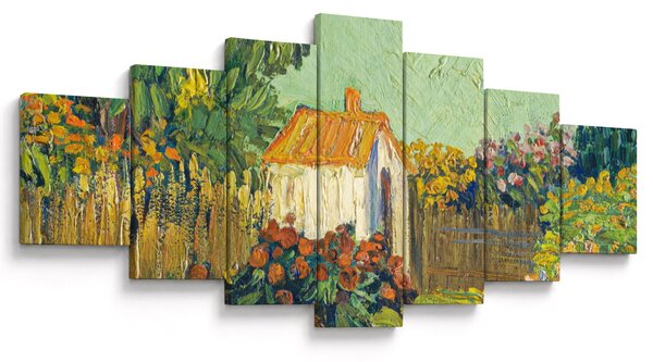 Obraz - Imitator of Vincent van Gogh, Landscape, reprodukce (210x100 cm)